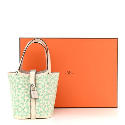 Hermes Swift Micro Lucky Daisy Picotin Lock Nata Vert 11 of 11