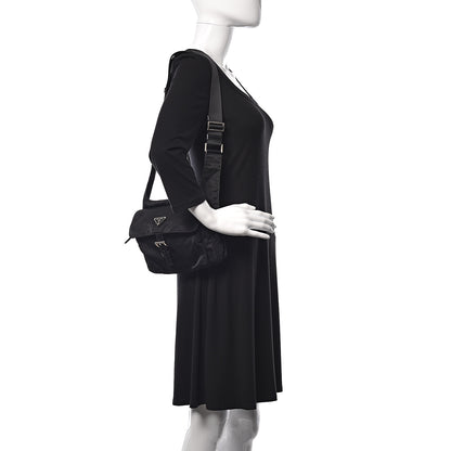 Prada Nylon Vela Messenger Black 2 of 9