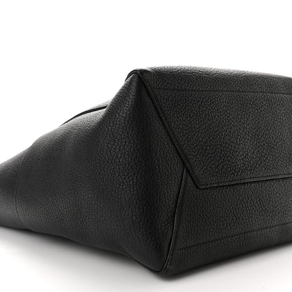 Celine Soft Grained Calfskin Sangle Bucket Bag Black 9 of 10