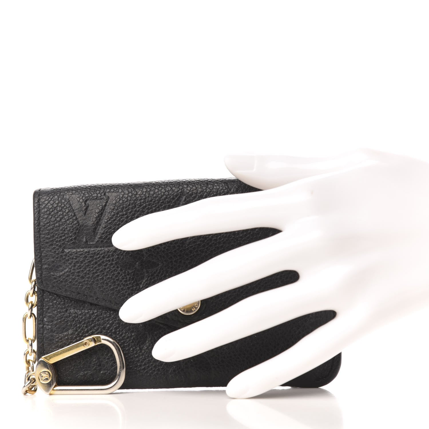 Louis Vuitton Empreinte Key Pouch Black 2 of 6