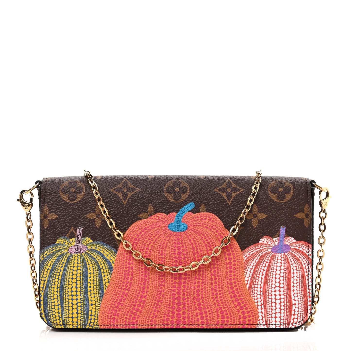 LOUIS VUITTON LV X YK Monogram Pumpkins Pochette Felicie