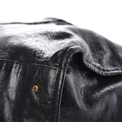 Balenciaga Agneau Classic Hardware Weekender Black 15 of 21