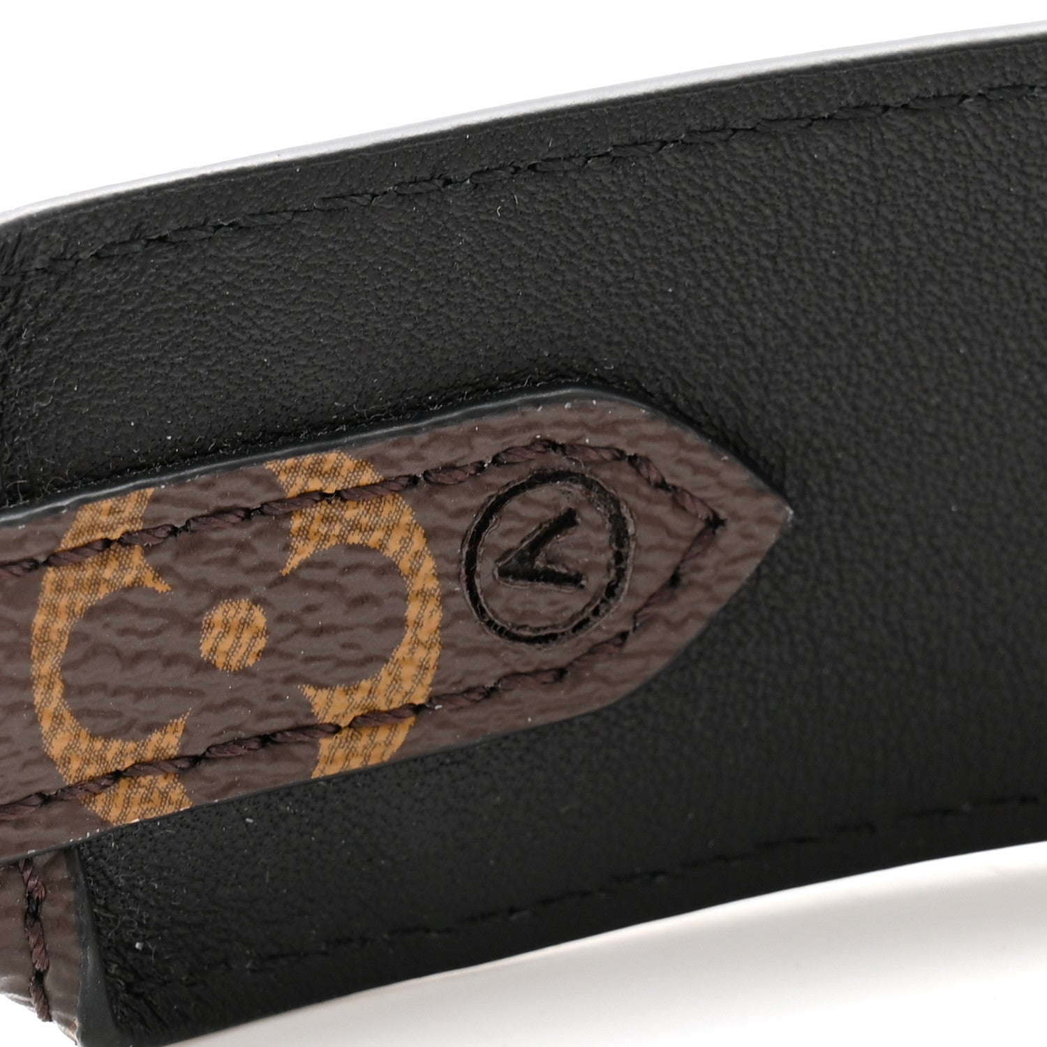 Louis Vuitton Monogram Bandouliere Shoulder Strap Black 5 of 5