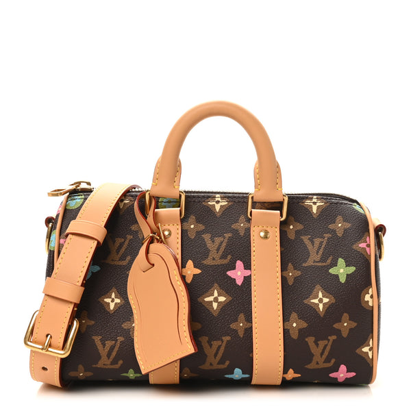 Louis Vuitton Monogram Craggy Keepall Bandouliere 25 Chocolate