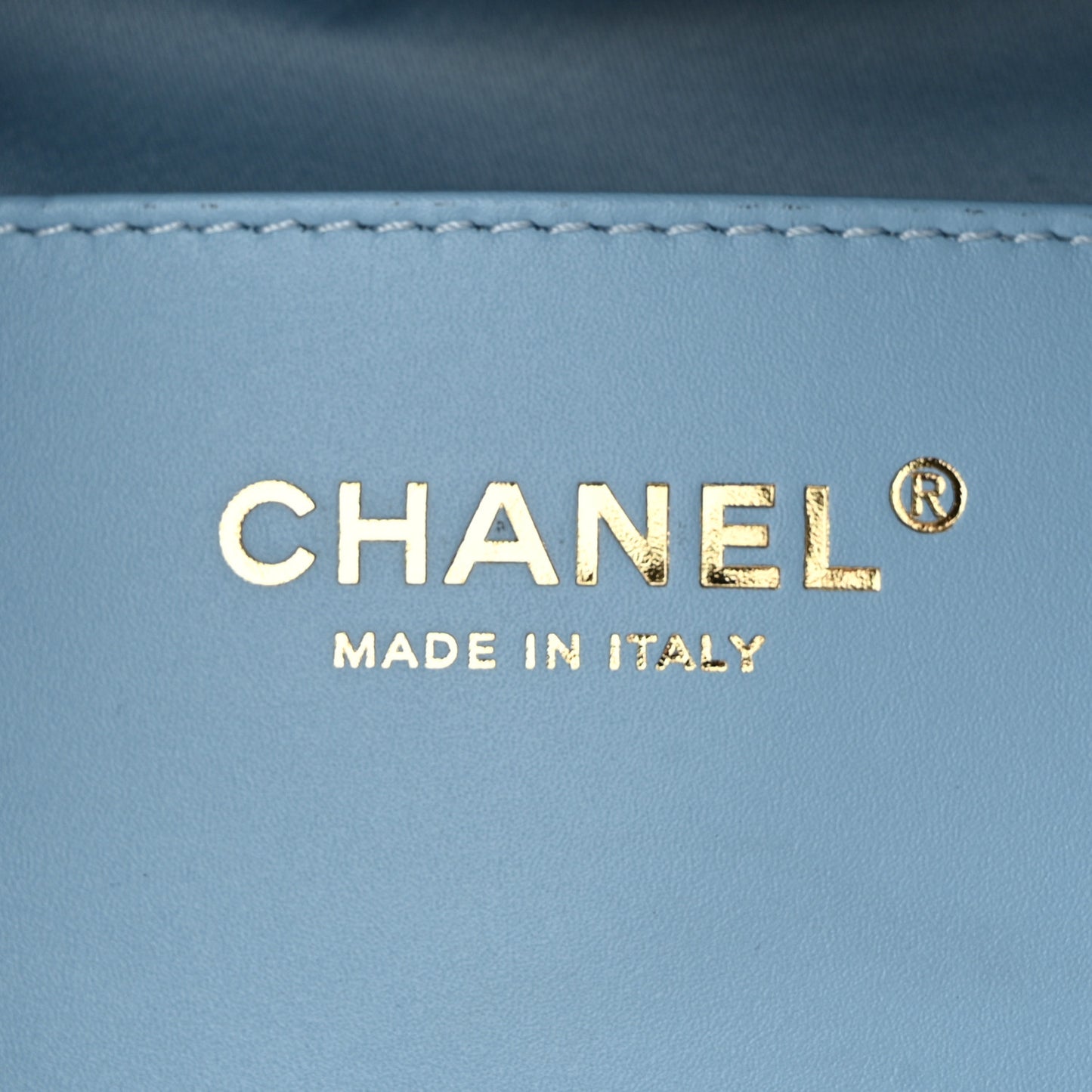 Washed Denim Quilted Small Chanel 25 Handbag Blue