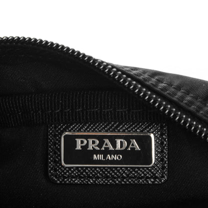 Prada Nylon Vela Cosmetic Pouch Black 6 of 6