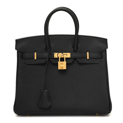 Hermes Togo Birkin 25 Black 1 of 11