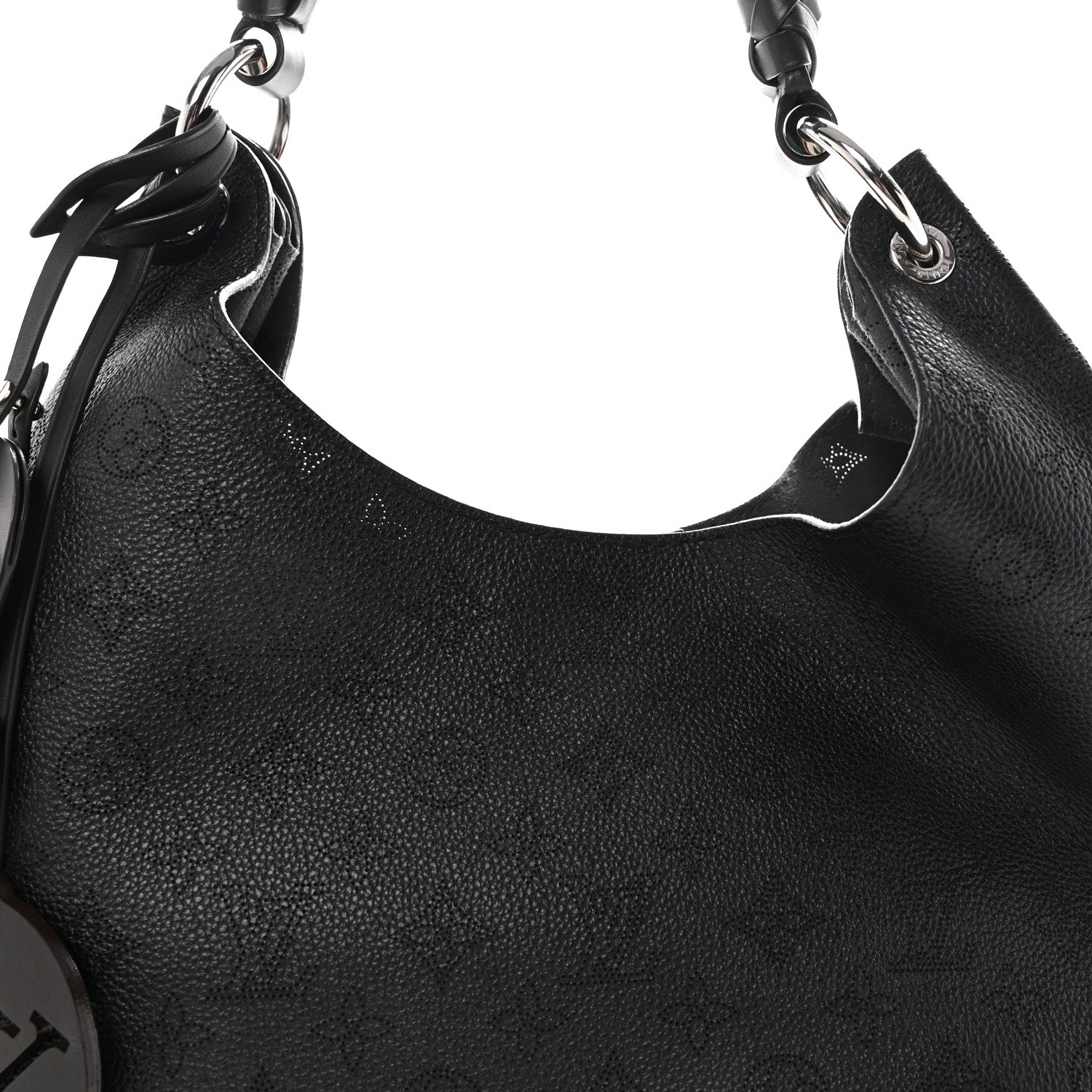 Louis Vuitton Mahina Carmel Hobo Black 7 of 9
