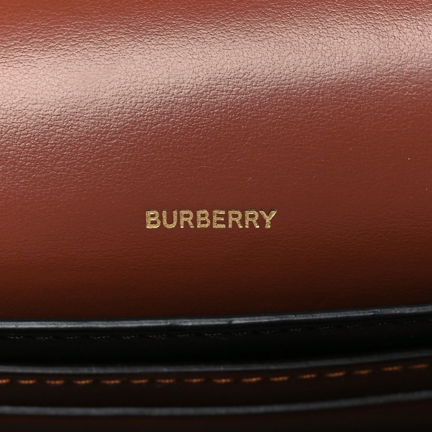 E-Canvas Monogram Stripe Hackberry Crossbody Bag Bridle Brown