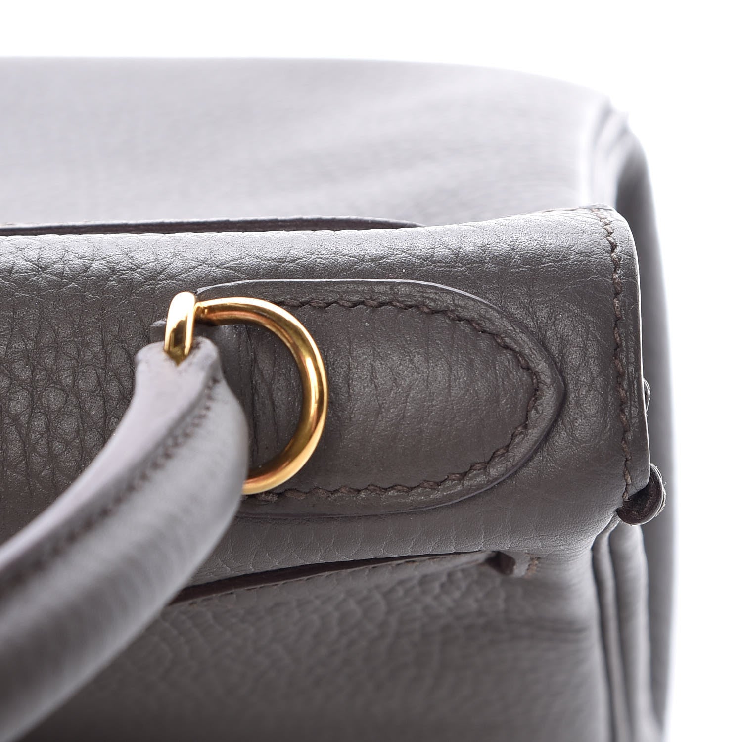 Hermes Taurillon Clemence Kelly Retourne 28 Etain 9 of 42