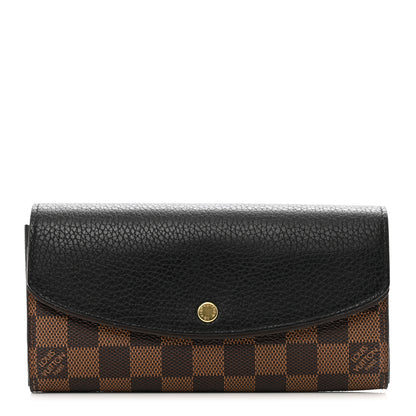 Louis Vuitton Damier Ebene Normandy Wallet Black 1 of 7