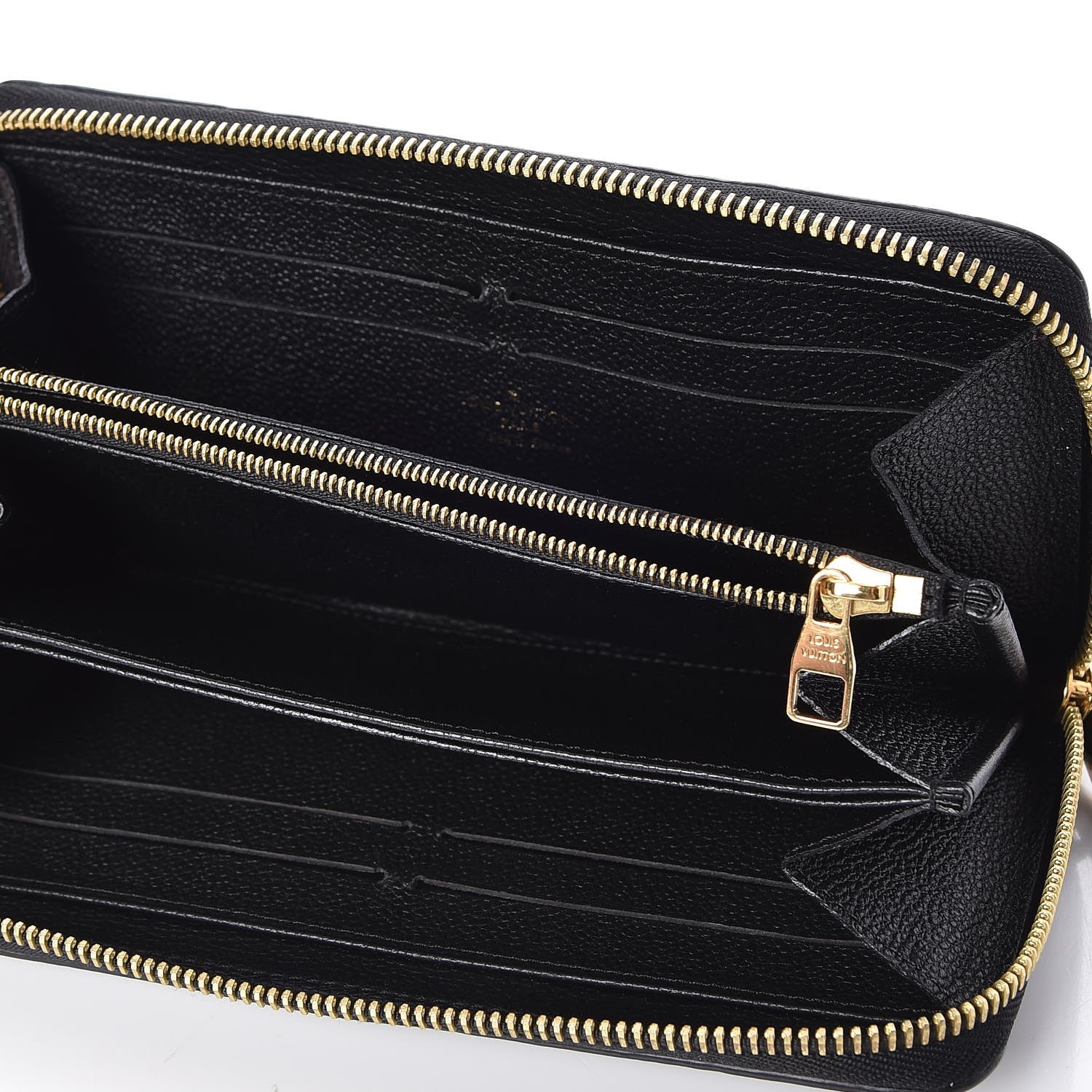 Louis Vuitton Empreinte Zippy Wallet Black 5 of 7