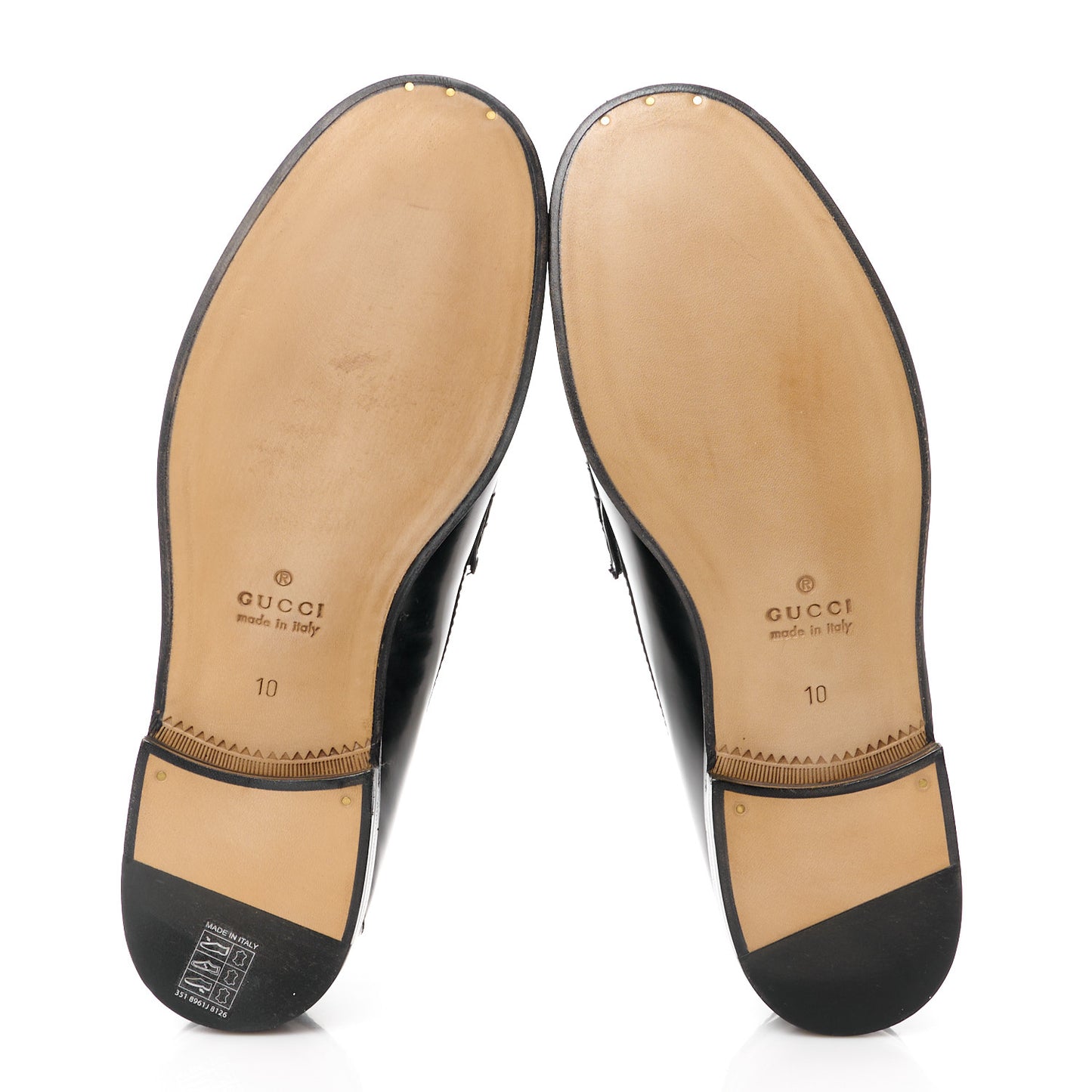 Mandala Goatskin Mens Horsebit Loafers 10 Black