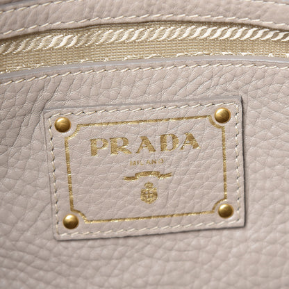Prada Vitello Daino Bauletto Tote Pomice 7 of 17
