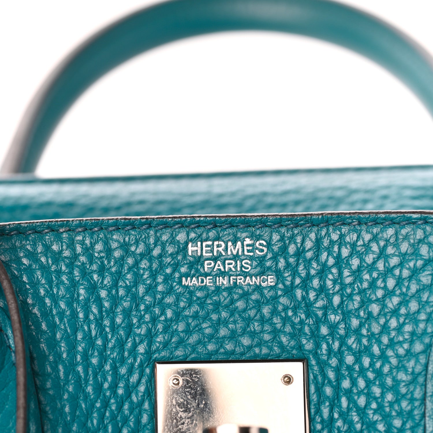 Hermes Taurillon Clemence Birkin 30 Bleu Izmir 22 of 36