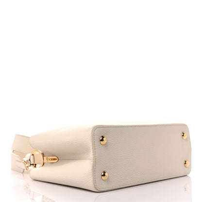 Louis Vuitton Taurillon Capucines MM Cream 4 of 8