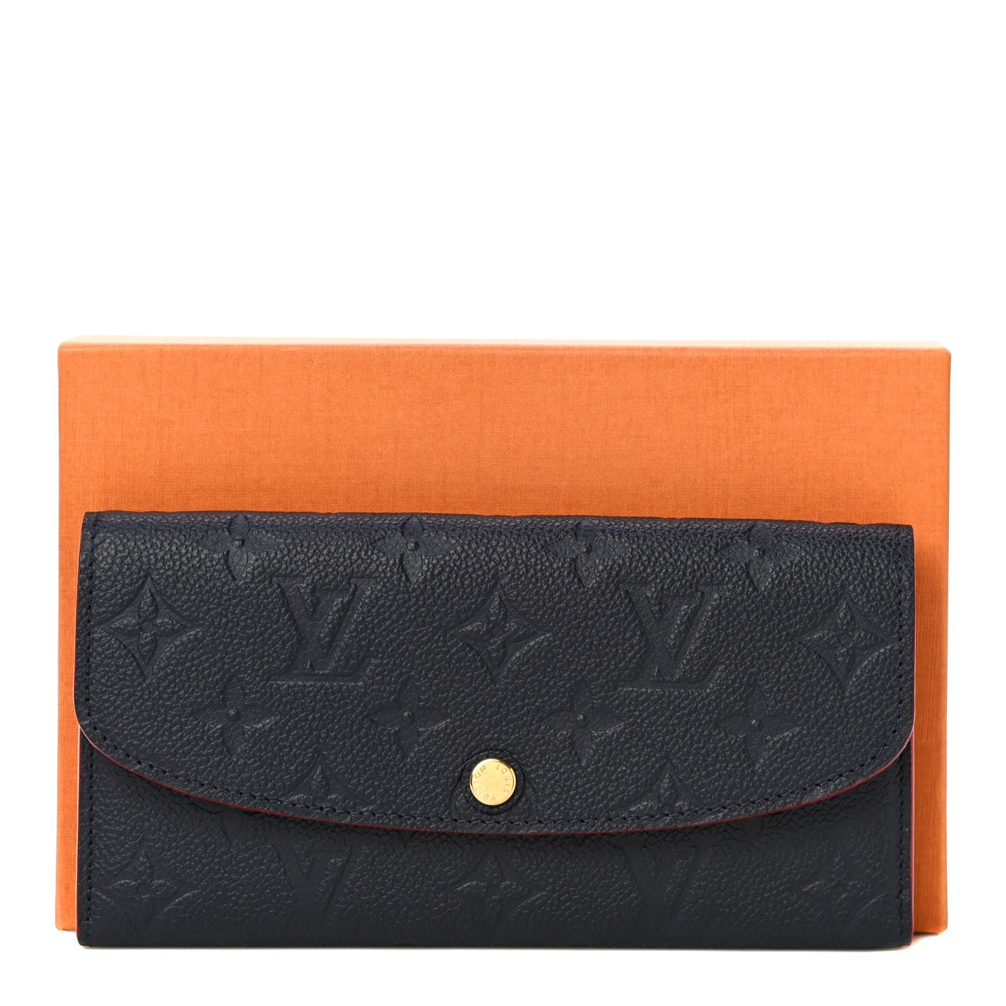 Empreinte Emilie Wallet Marine Rouge