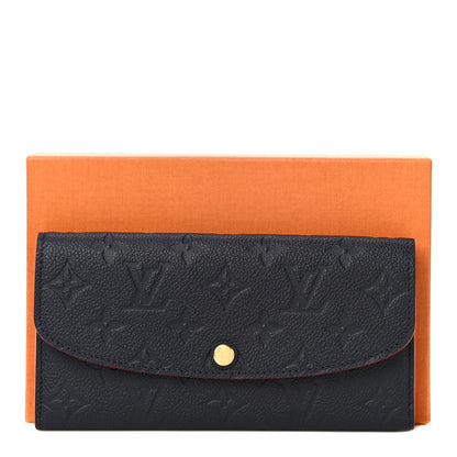 Louis Vuitton Empreinte Emilie Wallet Marine Rouge 10 of 10