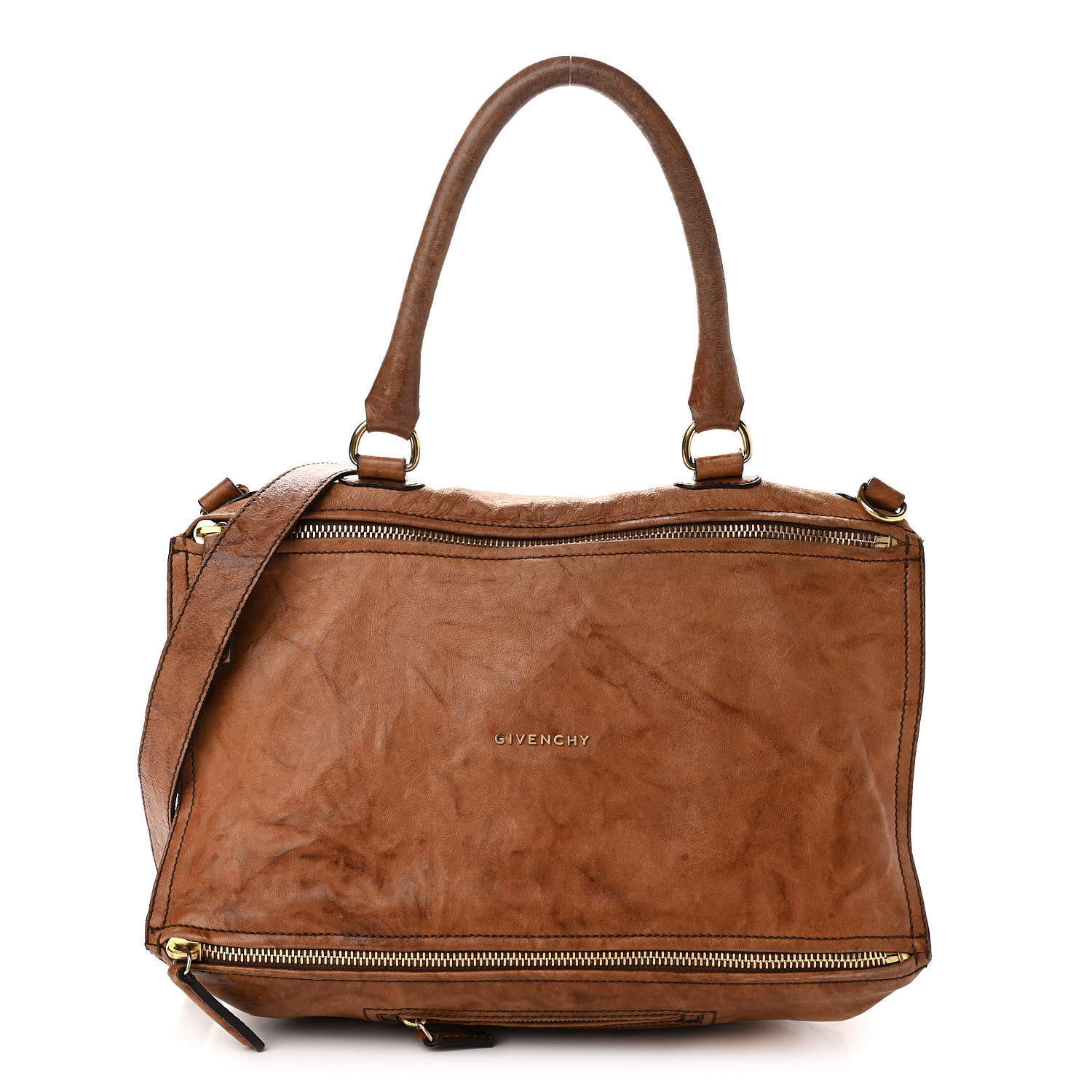 Givenchy Tumbled Sheepskin Large Pandora Cigare 1 of 13