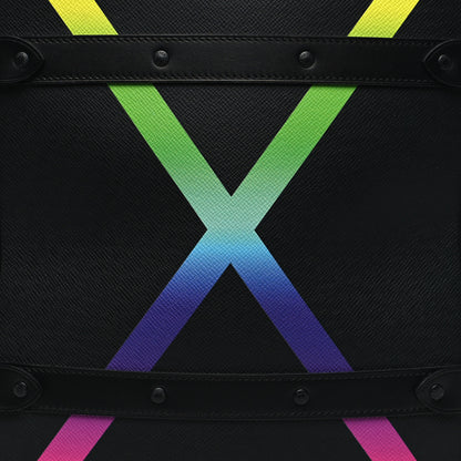 Louis Vuitton Taiga Rainbow Soft Trunk Backpack PM Black 8 of 12