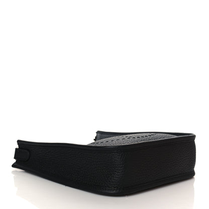 Hermes Taurillon Clemence Evelyne TPM Black 4 of 11