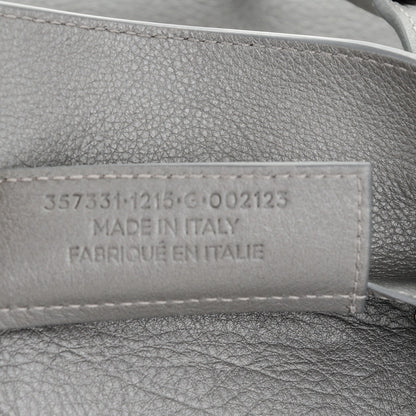 Balenciaga Veau Papier A4 Zip Around Tote Gris Metal 7 of 7