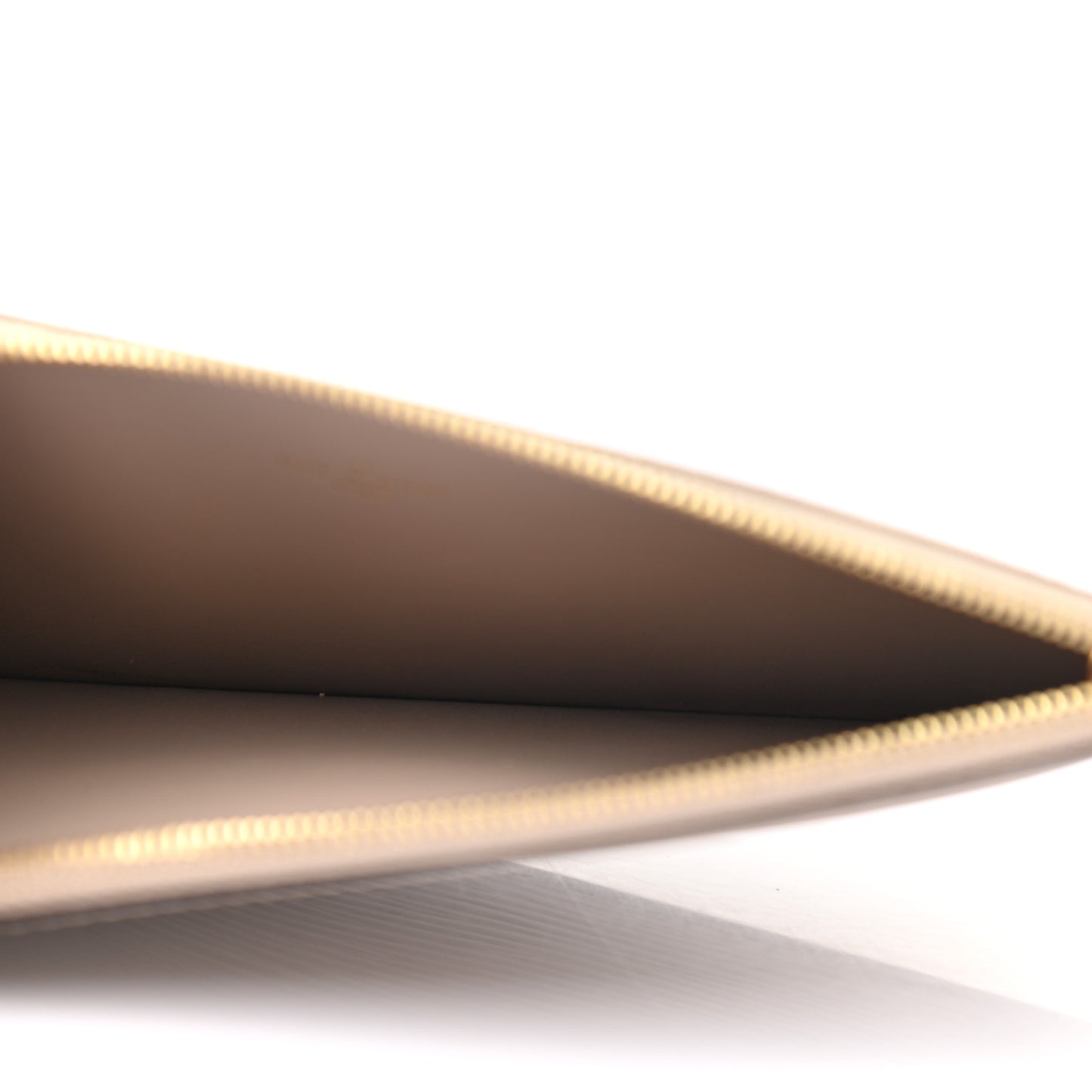 Epi Felicie Chain Wallet Zippered Insert Galet