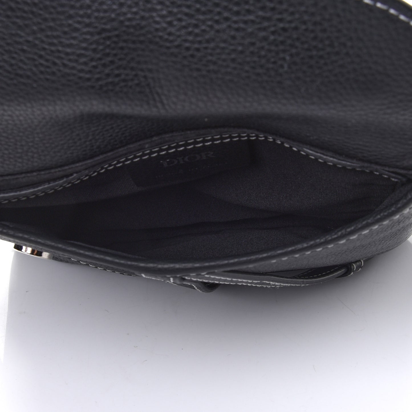Calfskin Mens Messenger Bag Black
