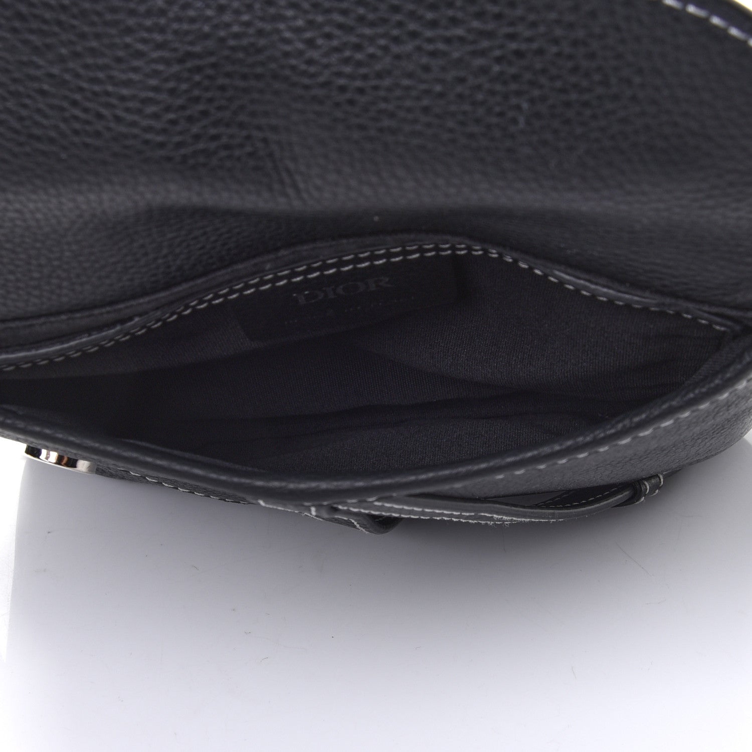 Christian Dior Calfskin Mens Messenger Bag Black 4 of 4