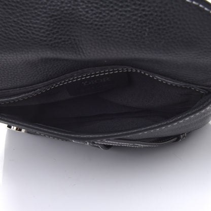Christian Dior Calfskin Mens Messenger Bag Black 4 of 4