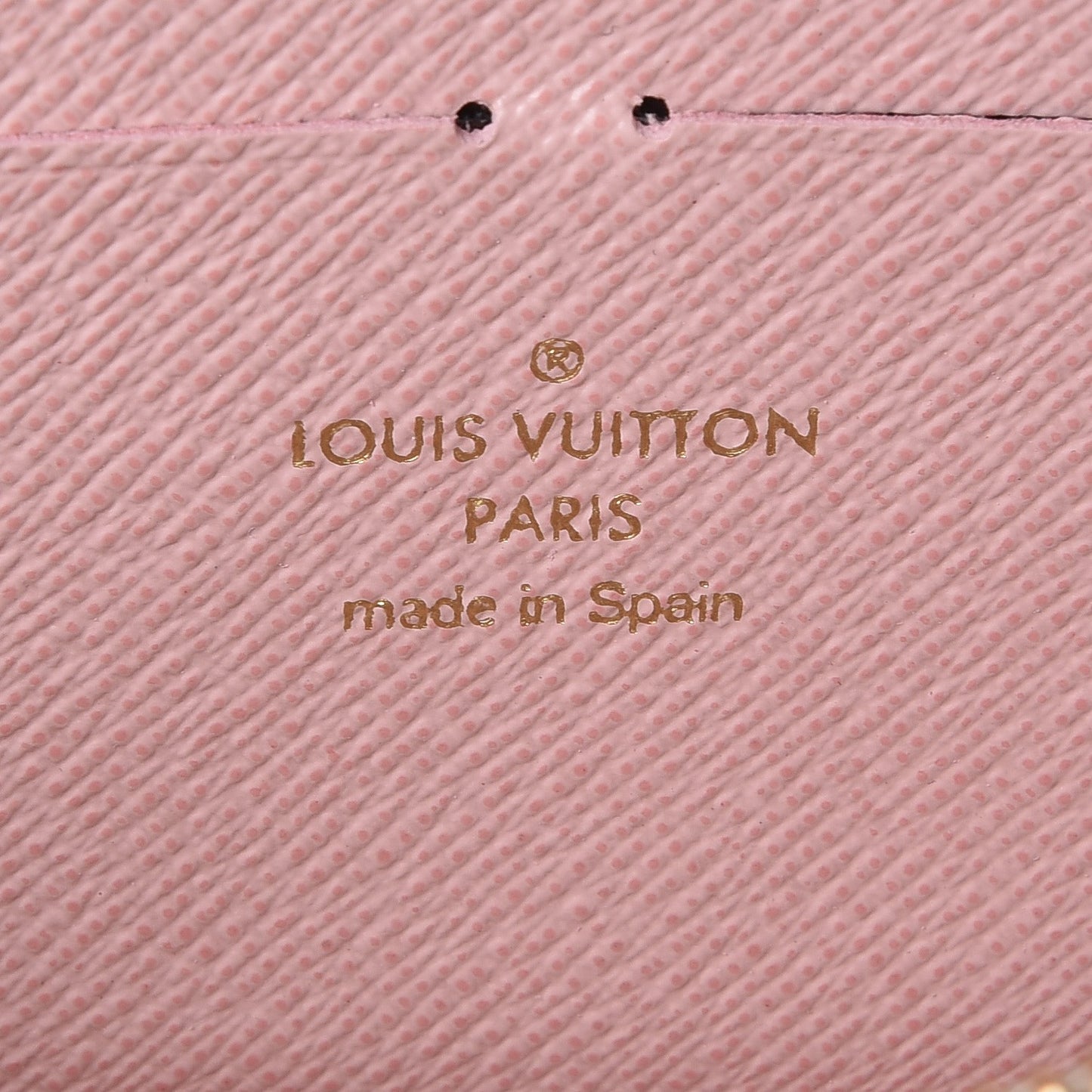 Damier Azur Clemence Wallet Rose Ballerine