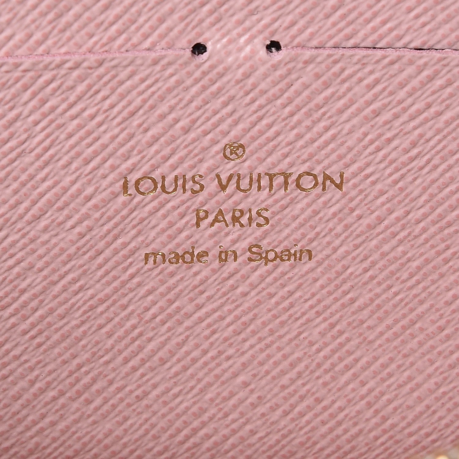Louis Vuitton Damier Azur Clemence Wallet Rose Ballerine 5 of 6
