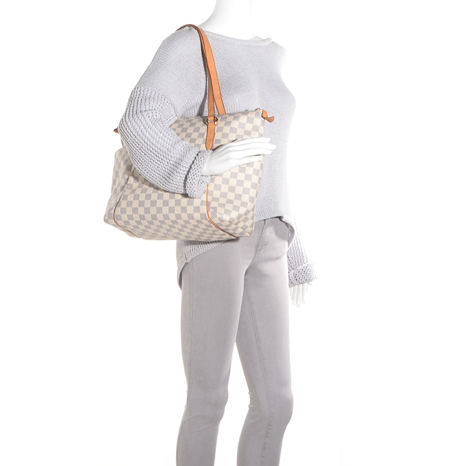 Louis Vuitton Damier Azur Totally MM 2 of 7