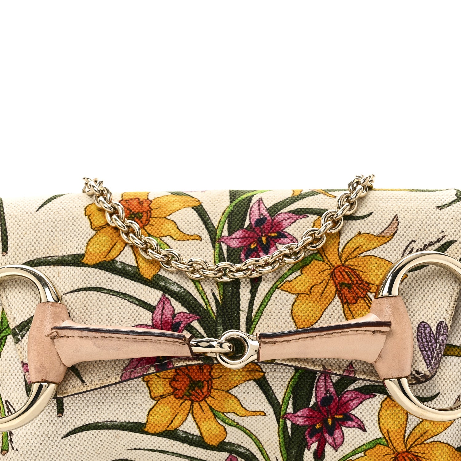 Gucci Canvas Flora Floral Horsebit Clutch 1843781 – FASHIONPHILE