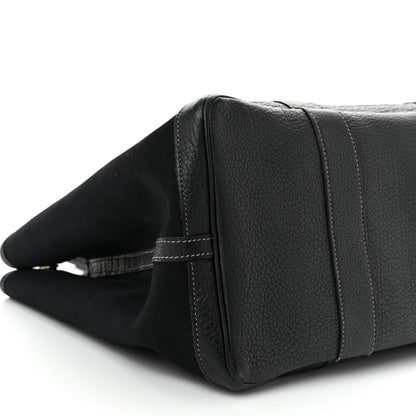 Hermes Toile Vache Country Garden Party 36 Black 9 of 10