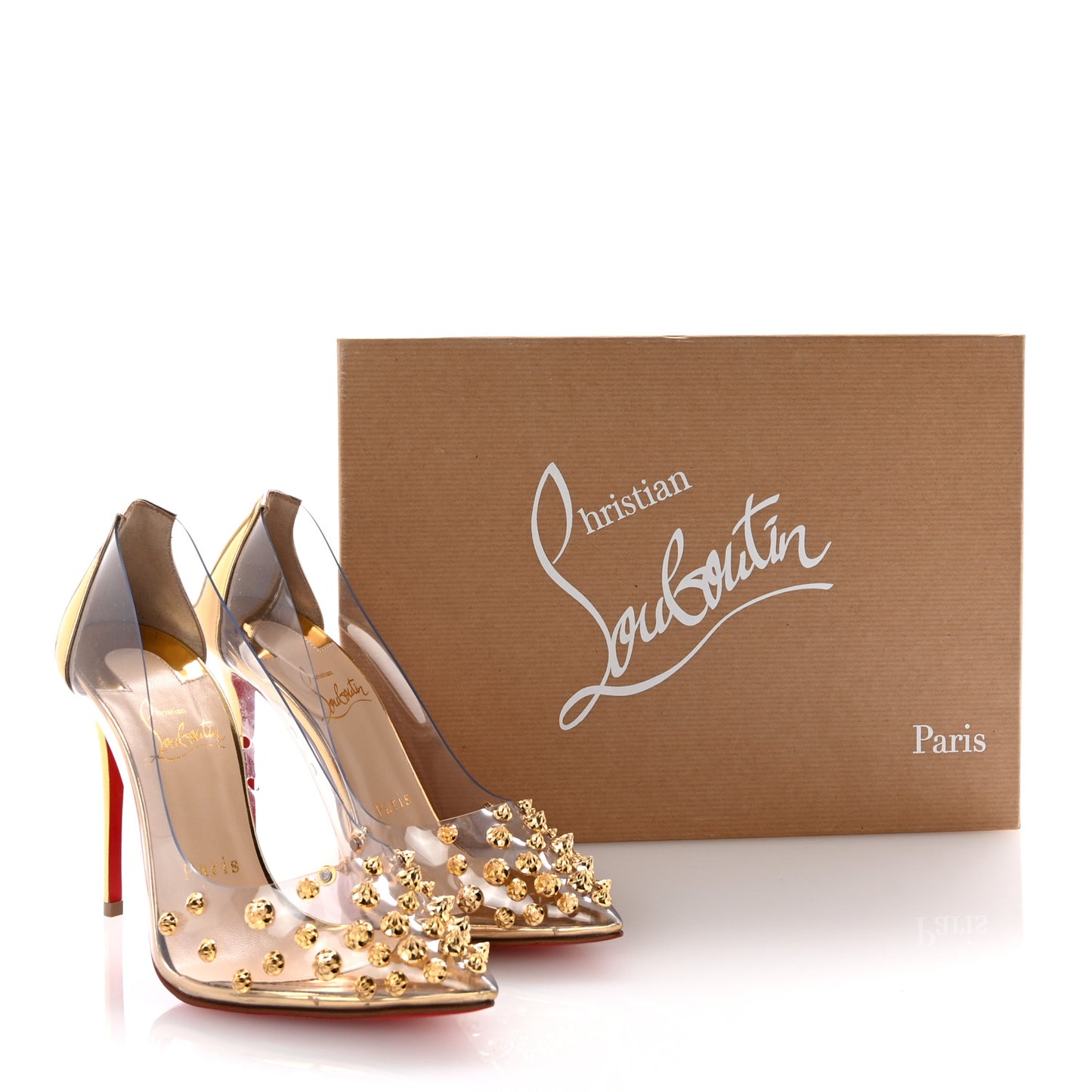 PVC Patent Collaclou 100 Pumps 35 Gold
