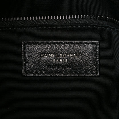 Saint Laurent Lambskin Quilted Monogram Monochrome Small Loulou Puffer Chain Satchel Black 6 of 11