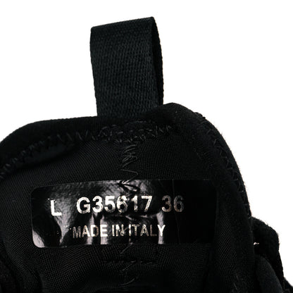 Chanel Velvet Calfskin Mixed Fibers CC Sneakers 36 Black 8 of 9