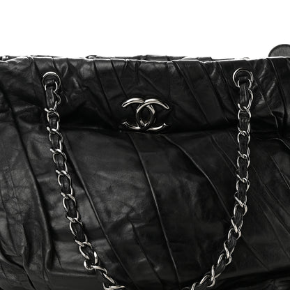 Chanel Glazed Calfskin Large Twisted Tote Black 8 of 10