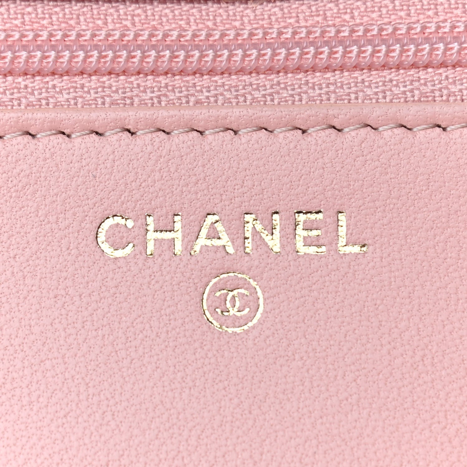 Chanel Lambskin Quilted Trendy CC Wallet On Chain WOC Pink 6 of 12