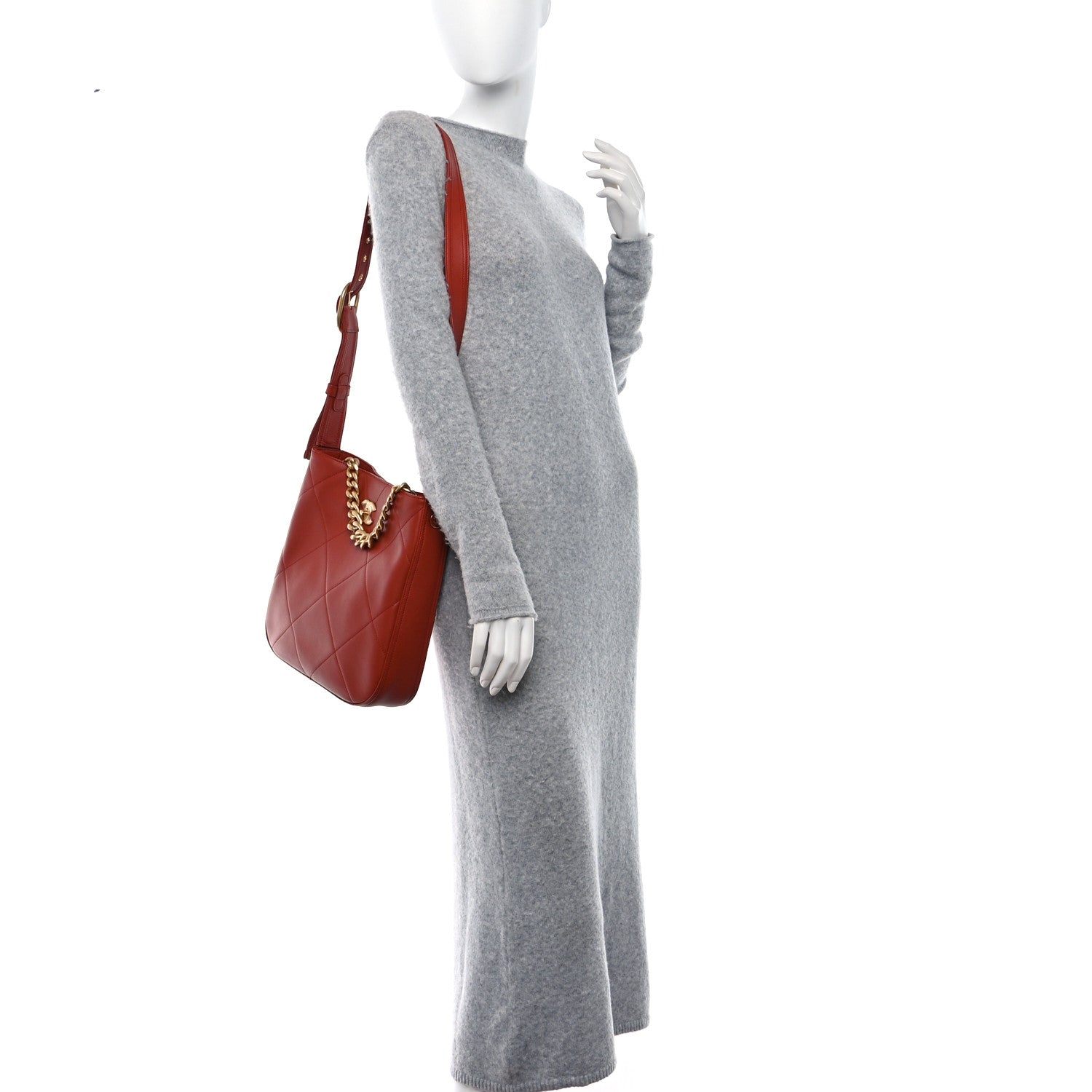 Chanel Calfskin Stitched Easy Mood Hobo Brown 2 of 11