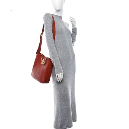 Chanel Calfskin Stitched Easy Mood Hobo Brown 2 of 11