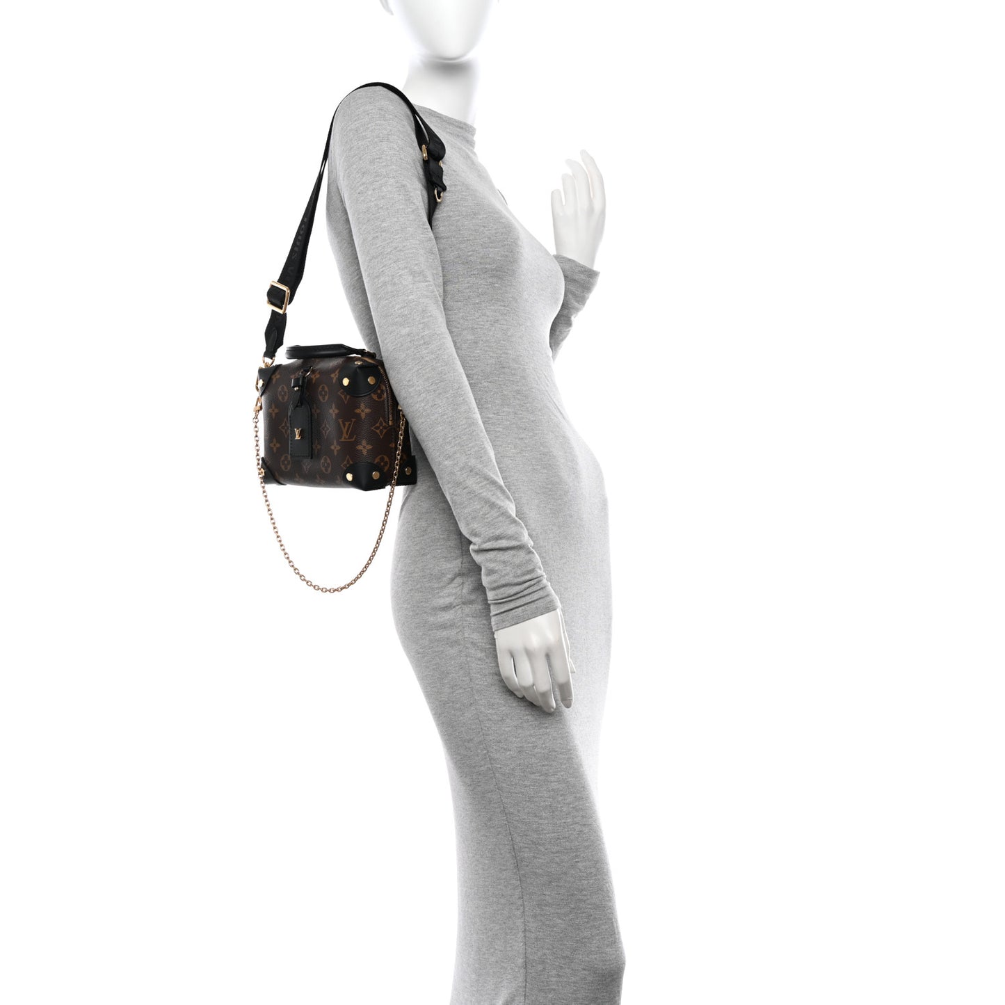 Monogram Petite Malle Souple Black