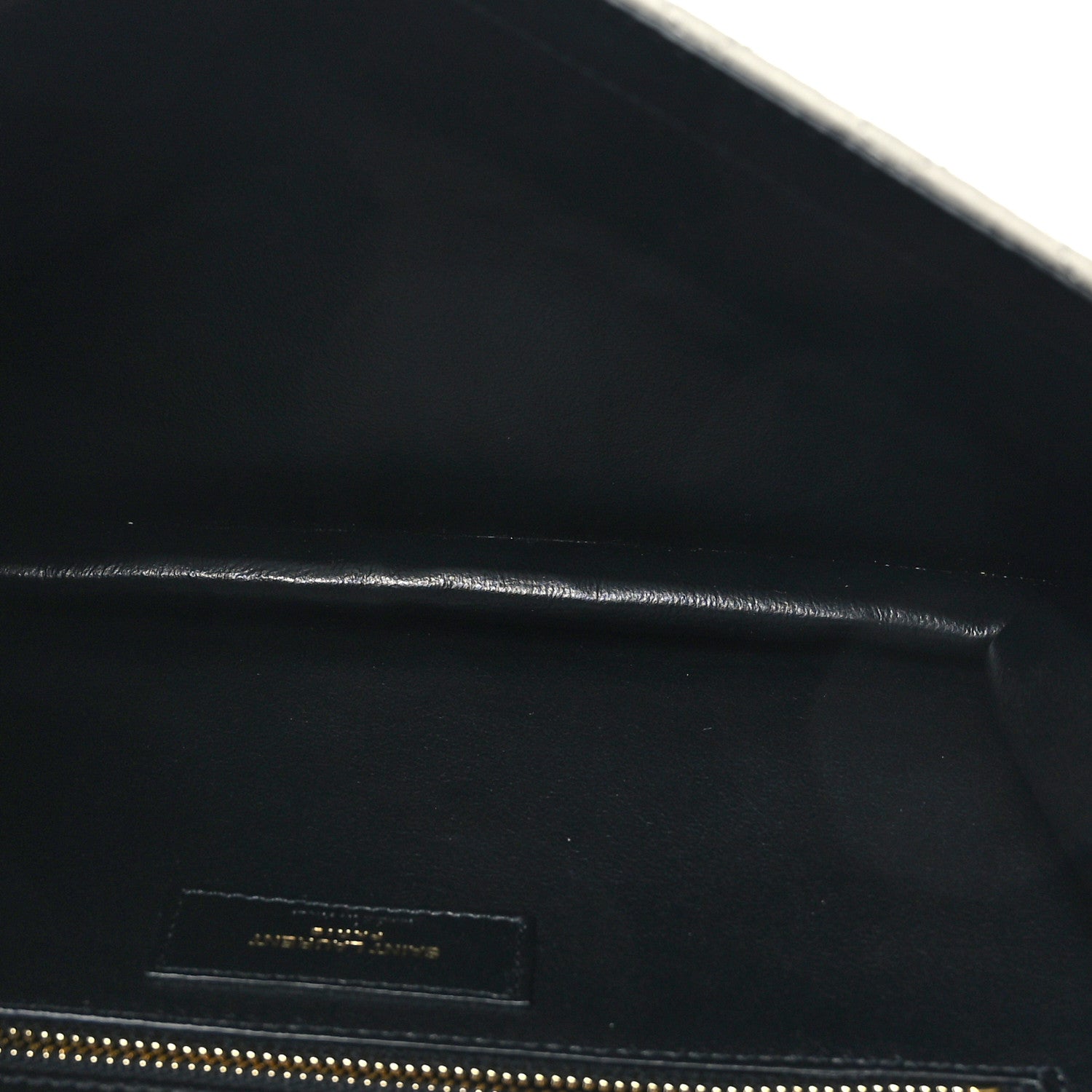 Saint Laurent Vintage Lambskin Gaby Chain Bag Black 5 of 9