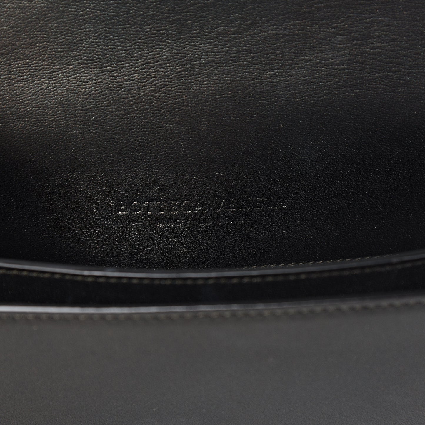 Nappa Intrecciato Chain Bag Black
