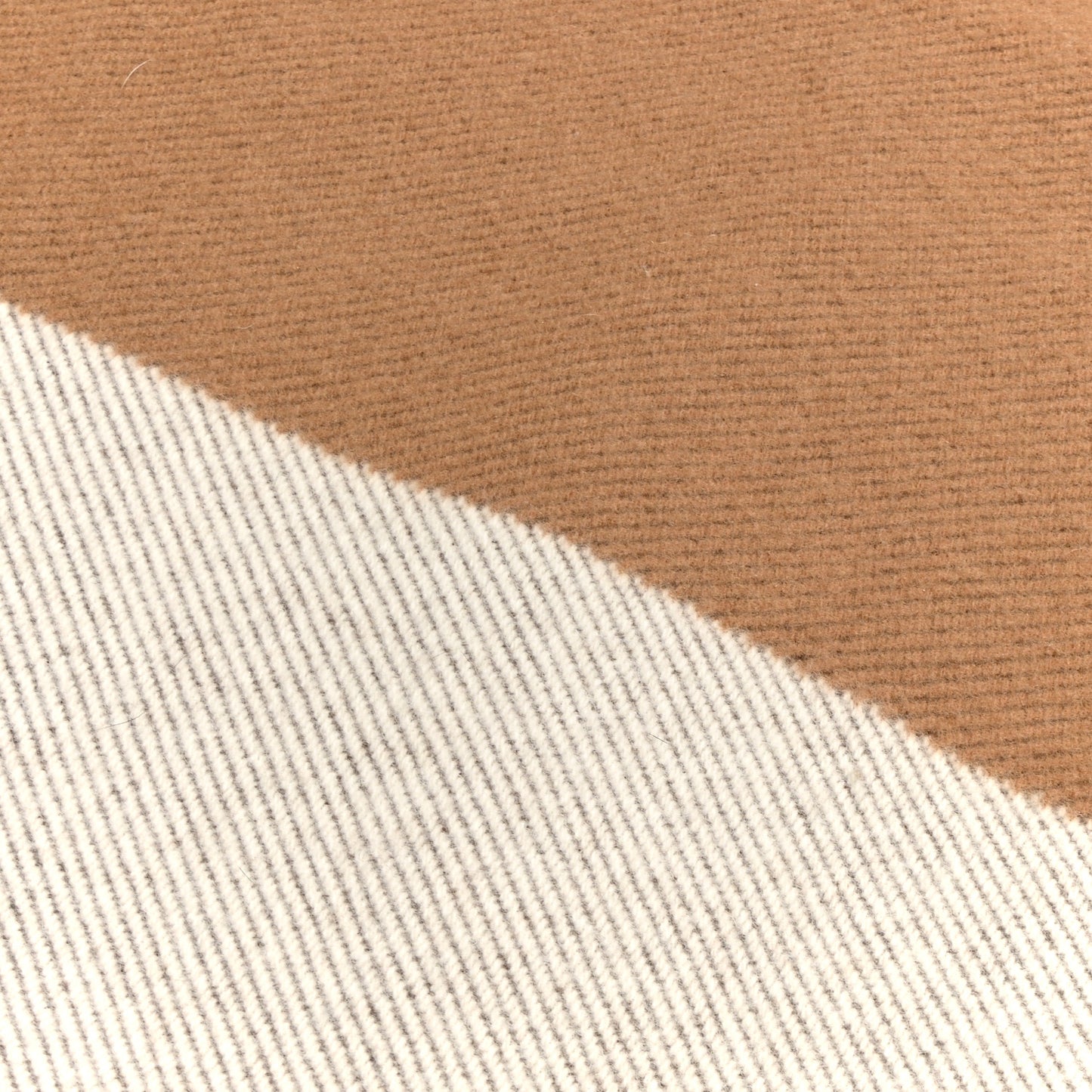 Wool Cashmere Avalon Blanket Ecru Camel