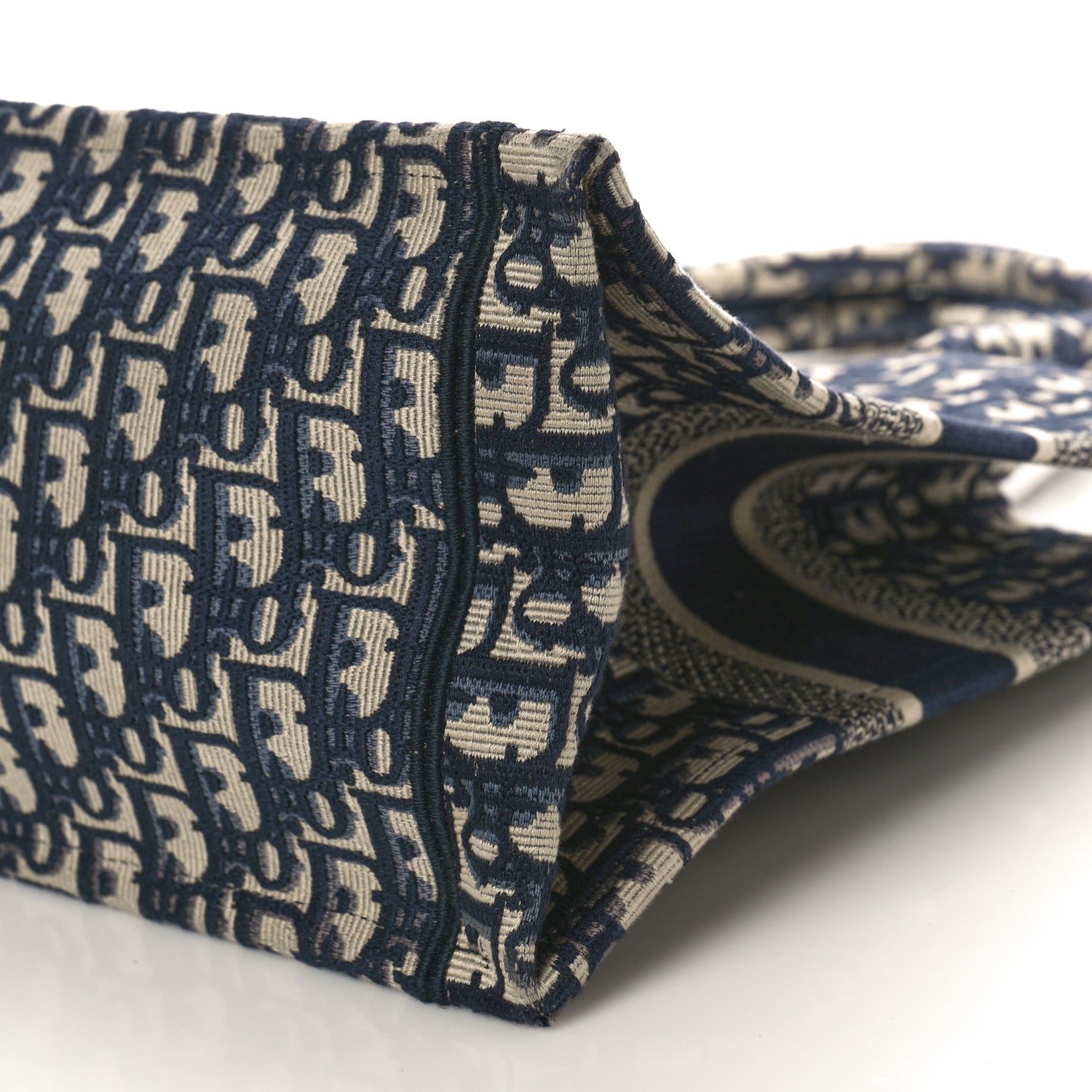 Christian Dior Oblique Medium Book Tote Blue Multicolor 10 of 12