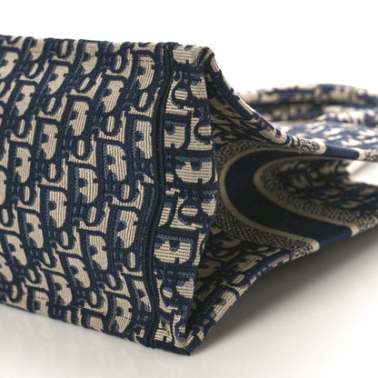 Christian Dior Oblique Medium Book Tote Blue Multicolor 10 of 12