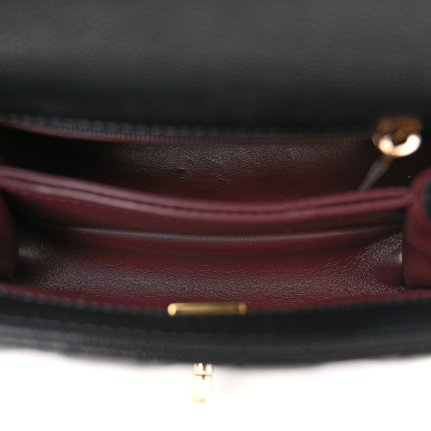 Caviar Quilted Extra Mini Coco Handle Flap Black