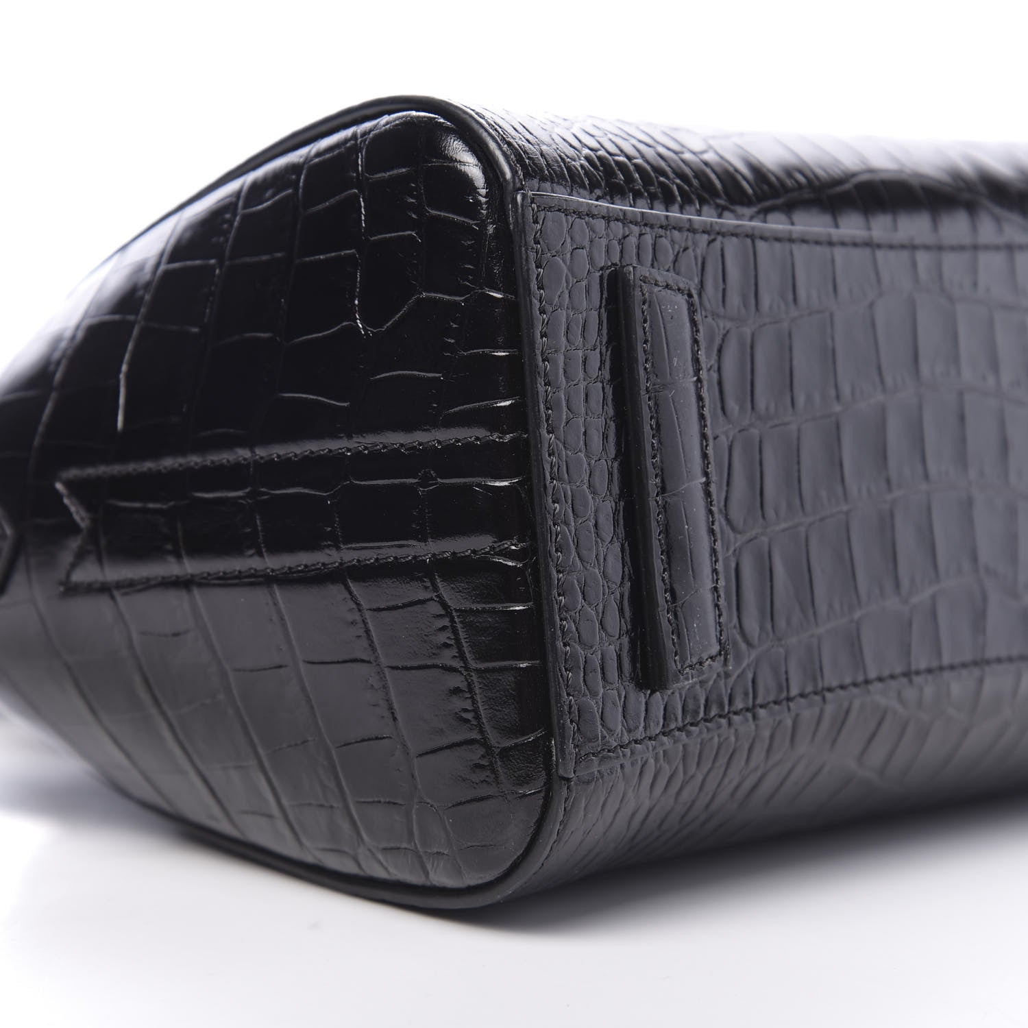 Givenchy Calfskin Crocodile Embossed Mini Antigona Black 8 of 11